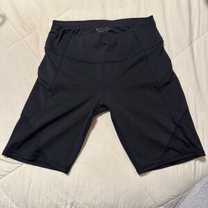 S Athleta Black biker shorts